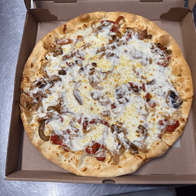Lg Roasted Vegetable Pizza.